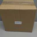 mDesign Small Metal 2.4 Gallon/9 Liter Trash Can Wastebasket Garbage Bin for Bathroom, Slim Rubbish Waste Bin Trashcans - Mirri Collection - Bronze (Pack of 1)