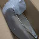 Hemoton Stainless Steel Mesh Dome Food Cover Protector, Round Mesh Screen Food Tent for Kitchen, Outdoor, Picnic, Reusable, Large, Black, 15.7-Inch (Silver L)