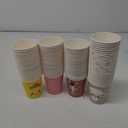 Maxcheck 120 Count Farm Animal Birthday Decoration Cups 9 oz Disposable Paper Cups Cute Drink Pig Sheep Chicken Duck Horse Cow Farm Theme Birthday Party Supplies