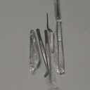 JETKONG 6 Pcs Cooking Tweezer Tongs, 12'' and 6.3" Stainless Steel Kitchen Tweezer Set, Professional Chef Tweezers for Cooking, Repairing, Sea Food, BBQ, Multi-use (Silver)