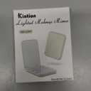 Kintion Wheat Straw Compact Mirror, 1X/3X Magnification, Lighted, Folding, Portable, Eco-Friendly, Great Gift