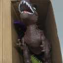 TEMI 3 Pack Electrical Walking Dinosaur Toys for Toddlers 3-4 3-5 Years with Sound and Light Up, Toddler Robot Dinosaur, Brachiosaurus, Stegosaurus Dinosaur Figures for Kids