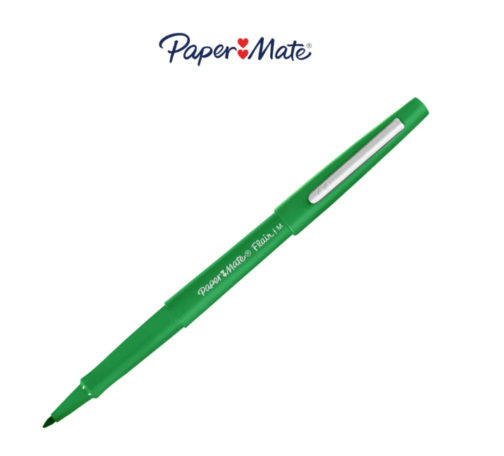 Paper Mate Flair Point-Guard Porous Point Pens 23 Green Pens