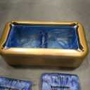 LYSHIYI Shoe Covers Machine Automatic Shoe Cover Dispenser with 200pcs Disposable Plastic Shoe Cover for Home, Office, Supermarket, Factory, Hospital (Gold)