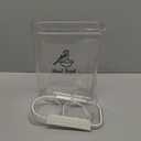 Bird Seed Storage Container,5L Large Capacity Pet Food Storage Containers with Handle, Airtight Wild Bird Seed Dispenser-for PetBirds Parakeets Finches Food Mealworms Storage/BPA Free-Clear 