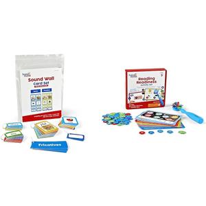 hand2mind Sound Wall Classroom Phonics Kit (169 Cards) and Reading Readiness Activity Set