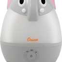 Crane Adorables Ultrasonic Mini Humidifiers for Bedroom and Baby Nursery, 5 Gallon Cool Mist Air Humidifier for Large Room or Kid's Room, Humidifier Filters Optional, Mini Elephant