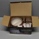 Electric Fondue Pot Set with 2 Pots, Melting Chocolate Warmer for Dipping, Candy & Chocolate Melting Pot, Fondue Pot Electric Set, Fondue Forks Included, 2.5 Cups, Brown