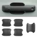 Car Door Bowl Scratch Protector for Ford Bronco, Exterior Door Handle Bowl Cover Protection Trim Accessories Compatible with Ford Bronco 2021 2022 2023 2024 4 Doors, Black, ABS Plastic