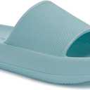Joomra Pillow Slippers for Women and Men Non Slip Quick Drying Shower Slides Bathroom Sandals | Ultra Cushion | Thick Sole (7.5-8.5 Women/6-7 Men, Light Blue)