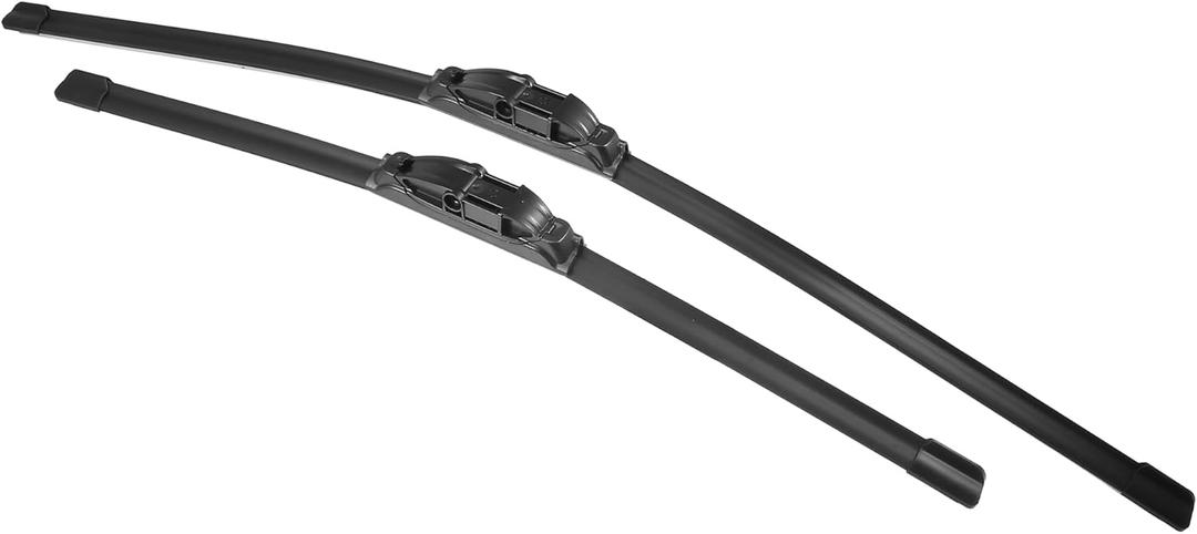 X AUTOHAUX 2pcs 28"+21" Silicone Front Windshield Wiper Blade for BMW I3 2014-2021 for BMW I8 2014-2020 Windscreen Wiper OE Replacement Set All-Seasons Not for J/U Hook