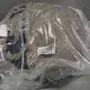 Basic Beyond Chair Cushions for Dining Chairs with Ties and Removable Cover, 2" Thick Seat Cushions for Kitchen Chairs, Set of 6, 17" x 16", Khaki