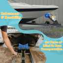Adjustable Winch Stand with Roller, Boat Winch Mount/Boat Trailer Winch Stand for 3" to 4" W x 4" H Trailer Tongue, Boat Trailer Winch Post/Boat Winch Stand