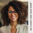 GIBLOGO +2.0  Reading Glasses for Women/Men Eye Glasses Blue Light Reading Glasses Cheaters Eyeglasses