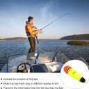 PATIKIL Fishing Slip Bobbers EVA Fishing Float for Saltwater Freshwater Fishing