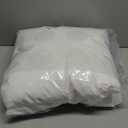 Oubonun 18 x 18 Throw Pillow Inserts - Soft, Plush & Decorative Down Alternative Pillows for Couch Sofa Bed, Machine Washable - White, Pack of 2