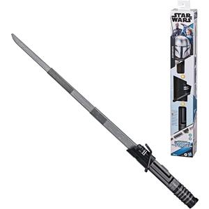 STAR WARS Lightsaber Forge Darksaber Electronic Extendable Black Lightsaber Toy, Customizable Roleplay Toy for Kids Ages 4 and Up, Medium-sized toy