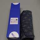 MIULEE Pack of 2 Decorative Burlap Linen Throw Pillow Covers Modern Farmhouse Vintage Pillowcase Rustic Woven Textured Cushion Cover for Sofa Couch Bed 18x18 Inch Blue