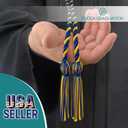 Endea Graduation Double Honor Cord Two-Color (Royal Blue/Gold)