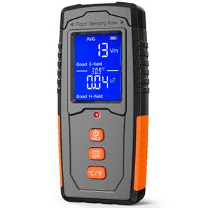 EMF Detector, Digital LCD EMF Meter, 3 in 1 Rechargeable Electromagnetic Field Radiation Detector, Ghost Hunting Equipment, Sensitive Tester Reader for Indoor & Outdoor EMF Inspection