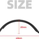 Electric Bike Rear Fender, Universal for 20" Fat Tire Dirt Bike for Adults Mudguard Mud Guard Like for Ridstar Q20,Super 73,TST R002,Super 73 Clone