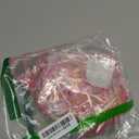 MOSHENGQI Women Sexy Brazilian Bikini 2 Piece Spaghetti Strap Top Thong Swimsuit Bathing Suit (Large, Pink/Yellow)