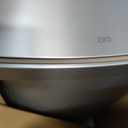 EKO Hudson Matte Stainless 75 Liter/20 Gallon Step Trash Can with Rear Trash Bag Storage Compartment