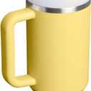 STANLEY Quencher H2.0 Tumbler with Handle and Straw 40 oz | Flowstate 3-Position Lid | Cup Holder Compatible for Travel | Insulated Stainless Steel Cup | BPA-Free | Daffodil
