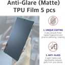 3 x [5+2] 5 Anti-glare(matte) TPU film Screen protector + 2 Lens Protector + Installation Guide Tool (EZ KIT) compatible with Samsung Galaxy S23 FE 5G 2023 Easy to Install Scratch Resistant [Perfect Fit