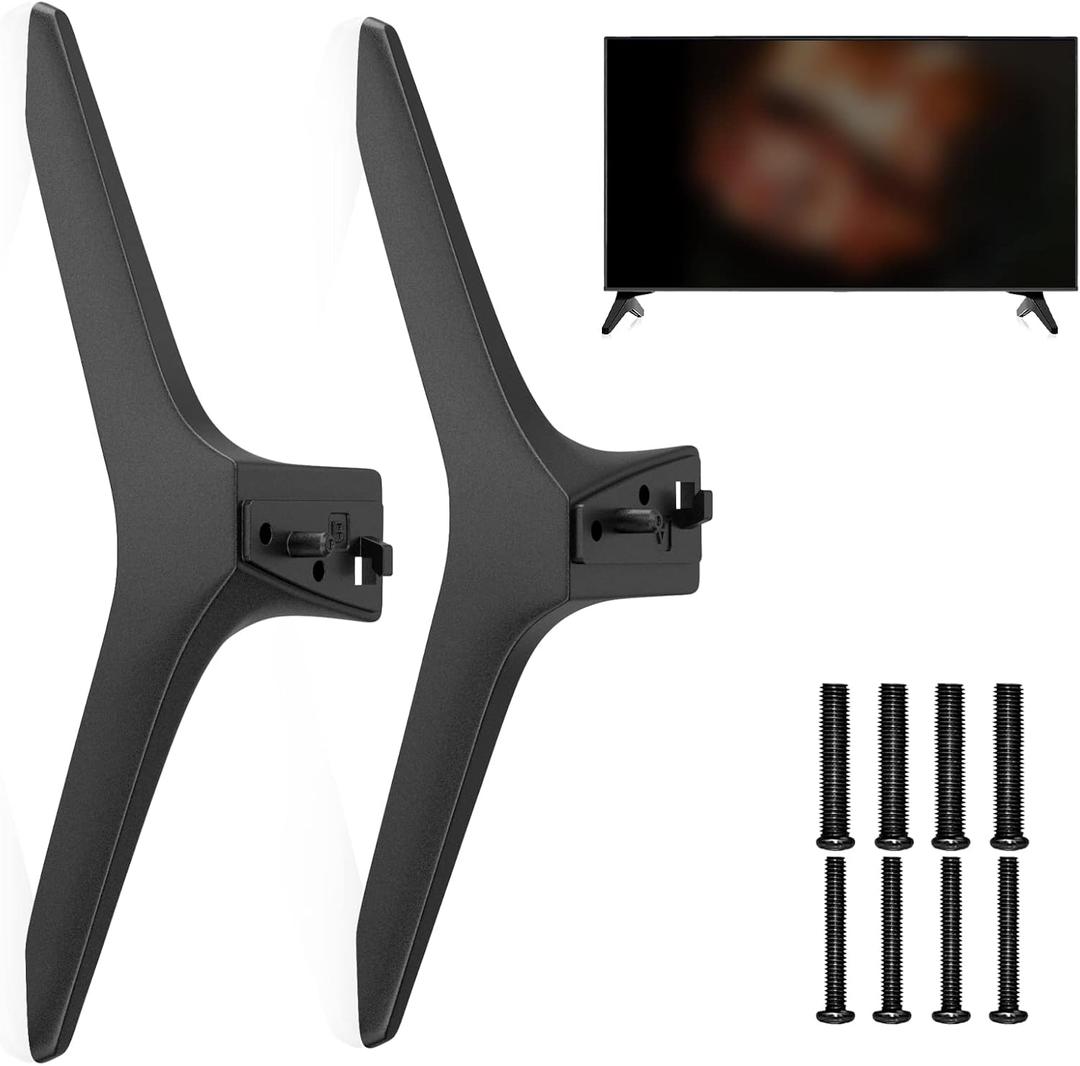 TV Stand Legs Replacement for LG 49 50 55 Inch 49UJ6300 49LJ5550 49UK6300 50UJ6300 50UK6300MEZ64114730 55UK6500 55UK6300 55UM6900 55UK6090PUA 55UN7300 55LJ550M 50UM7300