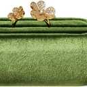 Velvet Jewelry Display Stand, 3-Size Ring Holder & Bangle Organizer (Olive Green, M)