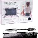 Brookstone - Thera-Spa Cooling & Heated Back Wrap with Adjustable Strap - Cold Pack & Microwave Heating Pad for Back Pain Relief - Healthy Posture Support - Lavender-Infused, (Midnight Black)