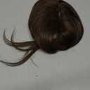 Benehair Human Hair Topper for Women - 9 * 12CM Silk Base, No Bangs, 150% Density, 100% Remy Hair Piece for Thinning Hair - Dark Brown, 12 Inch