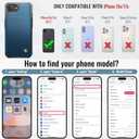 Vinich for iPhone 17e / 16e Wallet Case with Card Holder, RFID Blocking Credit Slots Kickstand Shockproof Phone Cover Fit for iPhone 16e & 17e 6.1" Blue