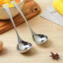 Small Gravy,Sauce Ladle 8 inch 304 Stainless Steel Ladle for Serving Dishwasher Safe, 2Pack