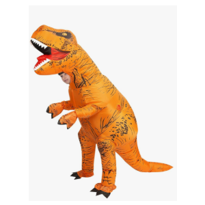 Inflatable Dinosaur Costume Adult&Kid, Blow Up Inflatable Trex Costume for Halloween Themed Party Cosplay