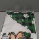 TMSD Women's Mardi Gras St. Patrick's Day Long Sleeve Hoodie with Pocket (Large)