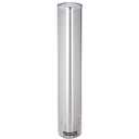 San Jamar Large Pull-Type Cup Dispenser Fits 12 - 24 Oz. Cups with Flip Cap for Restaurants, Dining Halls, and Fast Food, Stainless Steel, 23.5 Inches, Silver