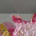 Leg Avenue Women's 2 Pc Classic Pink Princess Costume with Satin Gown, Crown Headband (Large)