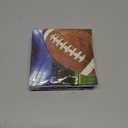 2 x  Creative Converting 331930 Football Party Beverage Napkins Brown