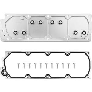 LS Gen 4 Valley Cover Plate Kit Non AFM DOD Valley Pan Compatible with Chevrolet Silverado, GMC Sierra, Cadillac Escalade, Hummer, LS2 LS3 LS7, 4.8L 5.3L 6.0L 6.2L, Replace# 12598832 12610141