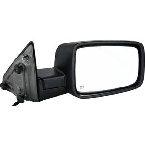 Side View Mirror Replacement Fit for fit 2011-2013 Dodge Ram 1500 3500 2011-2015 Ram 2500 2009-2010 Dodge Ram 1500 Black Power Heated Turn Signal Light Manual Folding Passenger Side Mirror