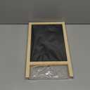 BangQiao Freestanding Wooden A Frame Double Sided Chalkboard for Tabletop Menu Board, Wedding Message Sign
