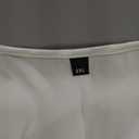 Floerns Women's Plus Size Satin Asymmetrical Wrap Tops Ruched V Neck Long Sleeve Blouses (XX-Large Plus, Apricot)