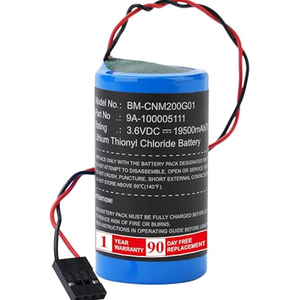 Replacement Battery for Cameron Nuflo MC-II Plus MC-II Plus EXP MC-III Plus EXP Flow Analyzer MC-III Plus Flow Analyzers 9A-100005111 LS33600-CN1 MV-100005111 (14500mAh)