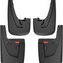 Husky Liners Front & Rear Mud Guards | Fits 2021-2024 Ford F-150 (Excludes Raptor Models), Front and Rear - Black, 4 Pc. | 58526 - Black, 4 Pc | 58526