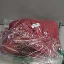 NICETOWN Christmas Red Velvet Curtains 90 inches Long 2 Panels Set (52-inch Wide), Thermal Insulated Sound Reducing Blackout Drapes for Film, Window Treatments for Large Door Windows