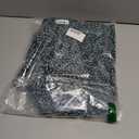 Dokotoo Boho Dresses for Women 2025 Casual Floral Square Neck Long Sleeve Smocked Elastic Waist Tiered Ruffle Hem Maxi Dress (Green)