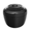 45kHz Ultrasonic Retainer Cleaner Machine, 200ML Denture Cleaner, 4 Modes with Digital Timer Mouth Guard Cleaner, Night Guard Cleaner Dental Cleaning Pod for Aligner, Braces, Jewelry (Black)