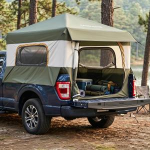 Inflatable Truck Bed Tent, Fast Setup Pickup Camping Tent
2-Min Pole-Free Setup with Reinforced Air Beam Structure,PU3000 Waterproof,Stargazing Skylight,Fits 5.5-8FT Truck Beds